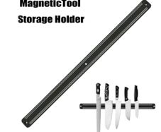 2X 20 Inch Magnetic Knife Holder, Magnetic Knife Strip Bar Rack Multipurpose Kitchen Knife Magnet for Home Tool Organization