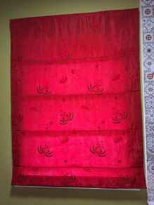 Silk Hand Embroidered Window Blinds