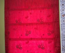 Silk Hand Embroidered Window Blinds