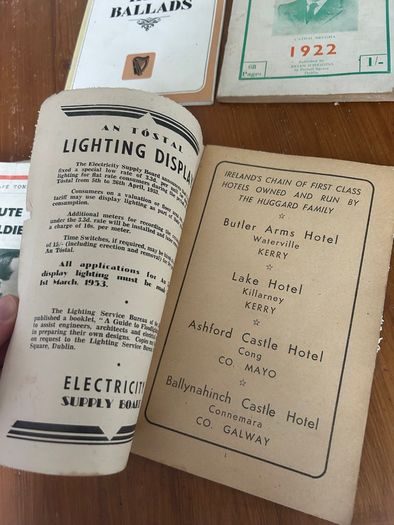 Old Irish Magazine booklet memorabilia