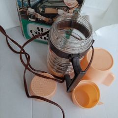 vintage coffee maker plugs into cigarette lighter for car