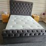 Double/King Size Bed Frame With Mattress Image 3