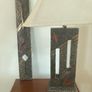 Genesis Autumn Collection Hall/Living Room Table Lamp & Matching Wall Clock Image 7