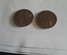 two irish farthing