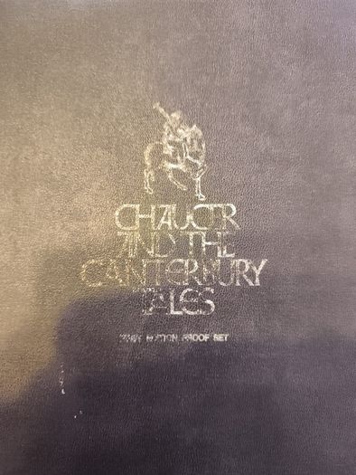 First Edition Proof Set Coin Collection - Chaucer and the Canterbury Tales
