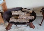 firepit inc wood 50cm diameter