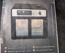 Electric countertop double oven