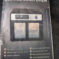 Electric countertop double oven