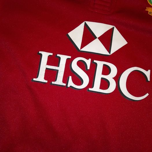 FREE POST Vintage Lions (M) Rugby Jersey adidas Shirt British & Irish Britain and Ireland South Africa Tour 2009 HSBC Medium Red