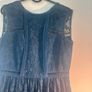 Whistles navy lace dress Image 3