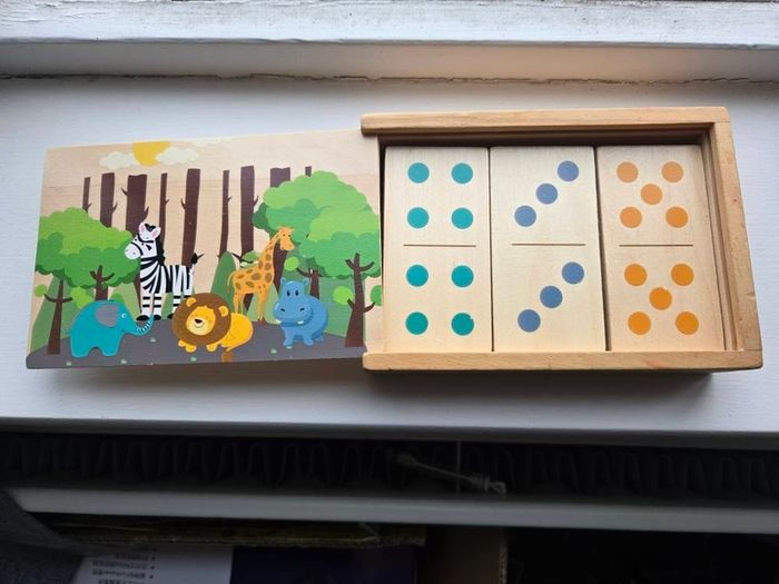 Double sided kid dominoes