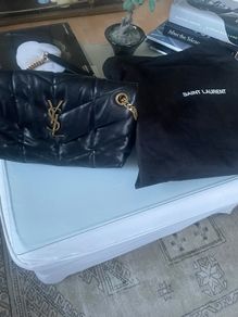 Saint Laurent YSL Loulou small Black Leather Bag - Authentic