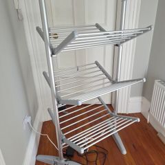 Minky heated clothes horse
