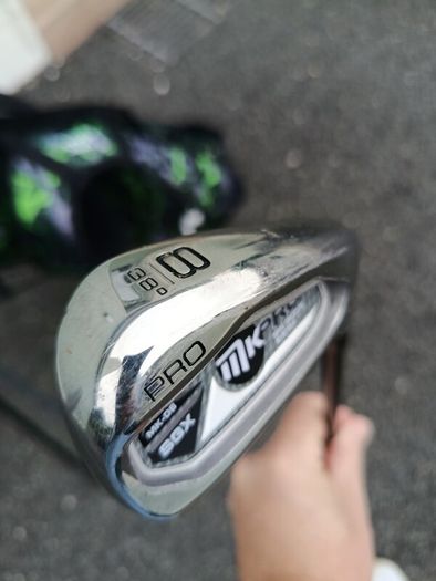 golf bag and clubs