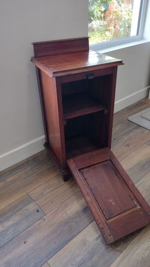 vintage bedside locker