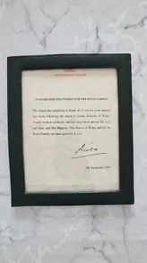 Buckingham Palace Diana Memorial Period Letter (1997)