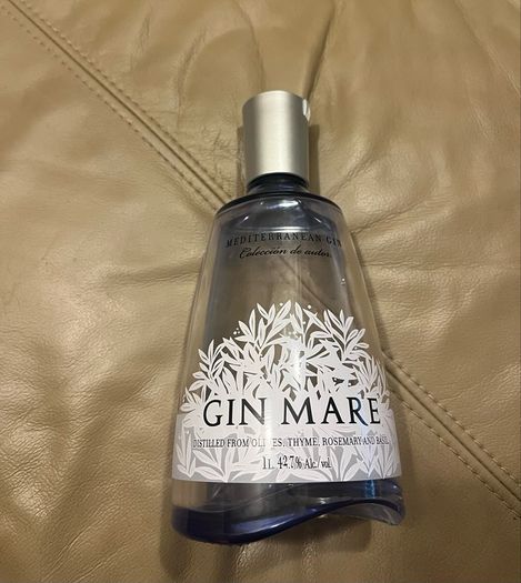 gin mare empty bottle