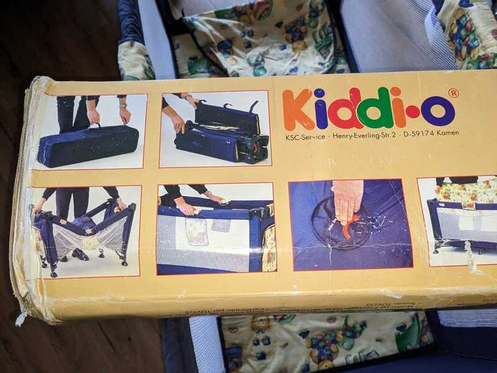 Folding baby cot Kiddi-o