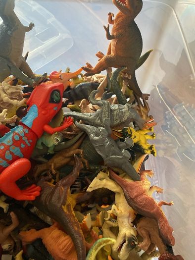 box of dinosaurs