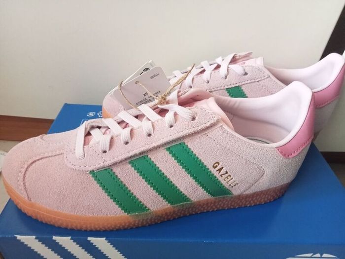 Adidas Gazelle Pink Green New