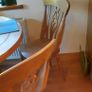 Set of Four Solid Oak Dining Chairs Image 6