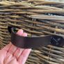 XLarge rattan storage basket with genuine leather trims Image 5
