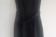 Black V neck dress