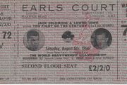 Muhammad Ali vs Brian London Full Ticket - August 8, 1966 - Boxing - 0006
