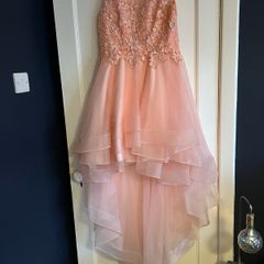 Confirmation dress - Blingalicious peach dress