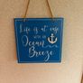 Nautical wall art and clock. Image 2
