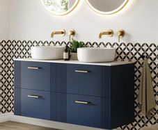 Bathroom Vanity Unit 60cm Midnight Blue