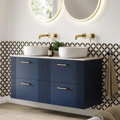 Bathroom Vanity Unit 60cm Midnight Blue