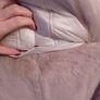 Lebek - Quilted Jacket - Beige with Taupe Faux Fur - UK 12 - BNWT RRP 269 Image 8