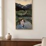Con Campbell Original Oil on Board, Kathy on Croagh Patrick, 1993 Image 2