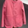 M&S Pink Fleece Jacket Size Medium Image 3
