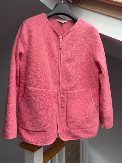 M&S Pink Fleece Jacket Size Medium