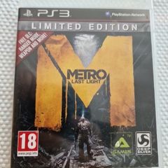 Metro Limited Edition PlayStation3 Ps3 Games Original