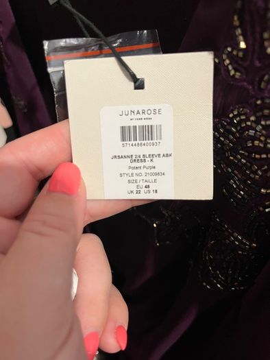 Purple Junarose dress