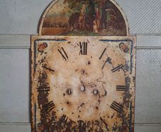 19th Century Iron Clock Dial
