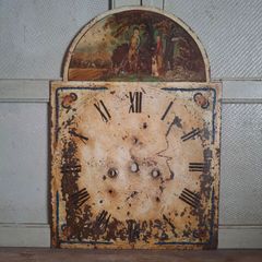 19th Century Iron Clock Dial