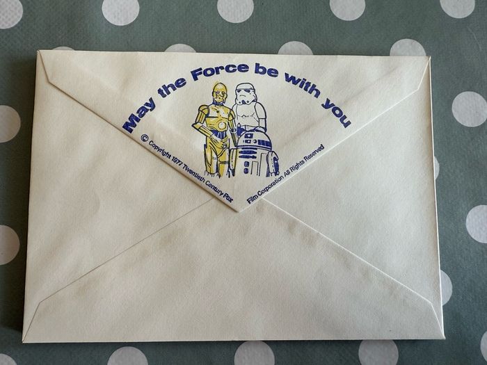 Vintage original Star Wars printed envelopes (11) NEW