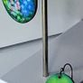 Oval Garden HandPainted Landscape Earrings Image 2