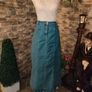 Vintage 90s 00s Jean Paul Freineit 11 Gautier Maxi denim skirt Image 4
