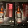 Asahi beer Official half Pint 2 Glasses set brand new Image 4