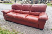 Three Seater Leather Couch KAS852