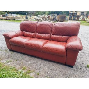 Three Seater Leather Couch KAS852