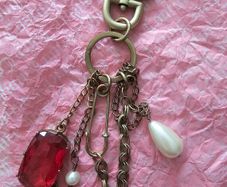 Juicy Couture Vintage Bag Charm/Key Chain