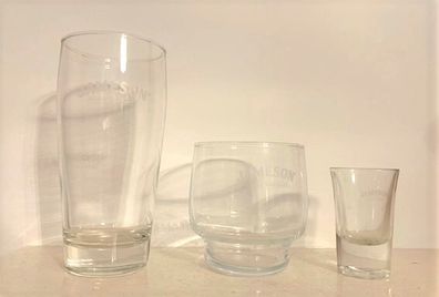 Vintage Jameson Whiskey Glasses
