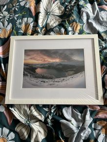 Snowy Lough Tay 16x12" framed photo print