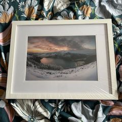 Snowy Lough Tay 16x12" framed photo print